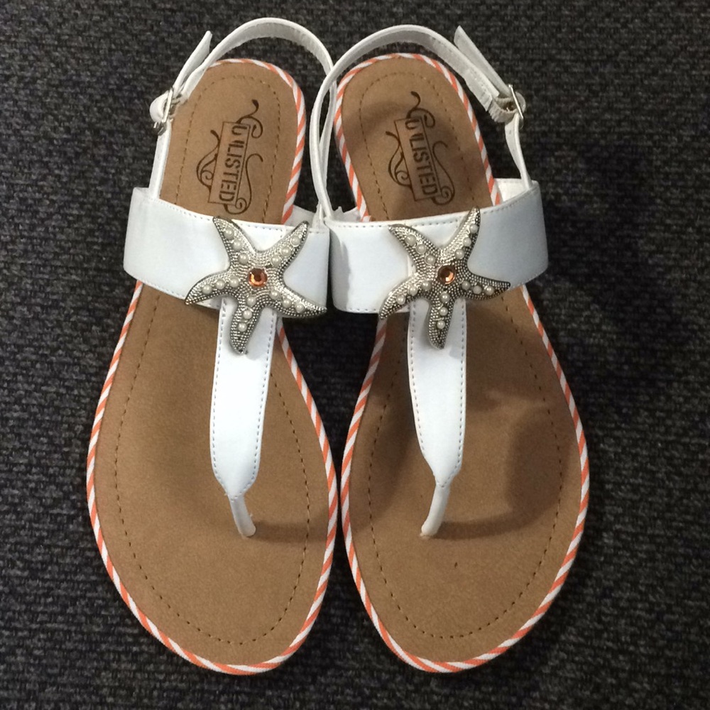 Brand new designer style starfish sandals